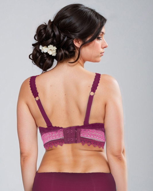 Women Lightly Padded Lace Bra