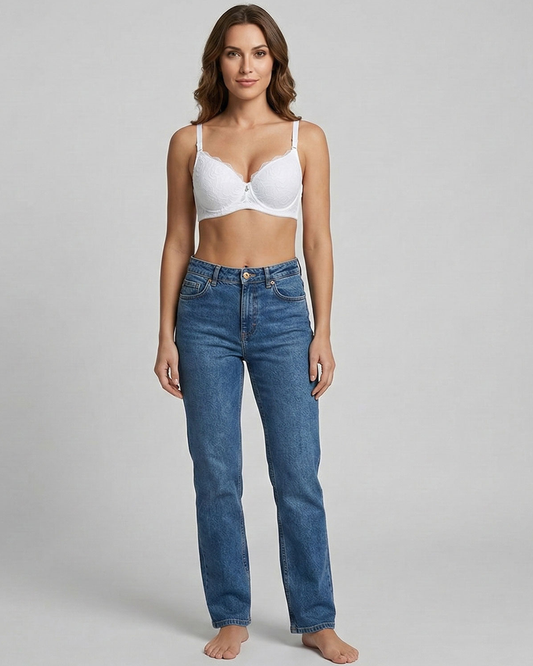 White T-Shirt Bra for Women – Soft Daily Wear Bra