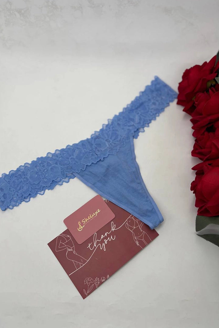 Women Plain Upper Lace Panty (Pack of 2)