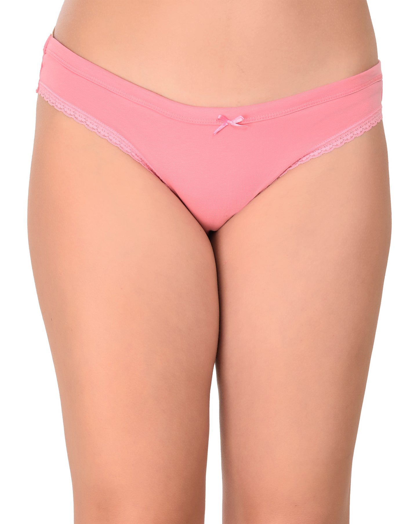 Pink Plain Low Rise Panty