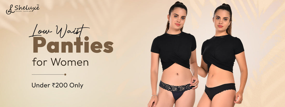 low waist panties for women