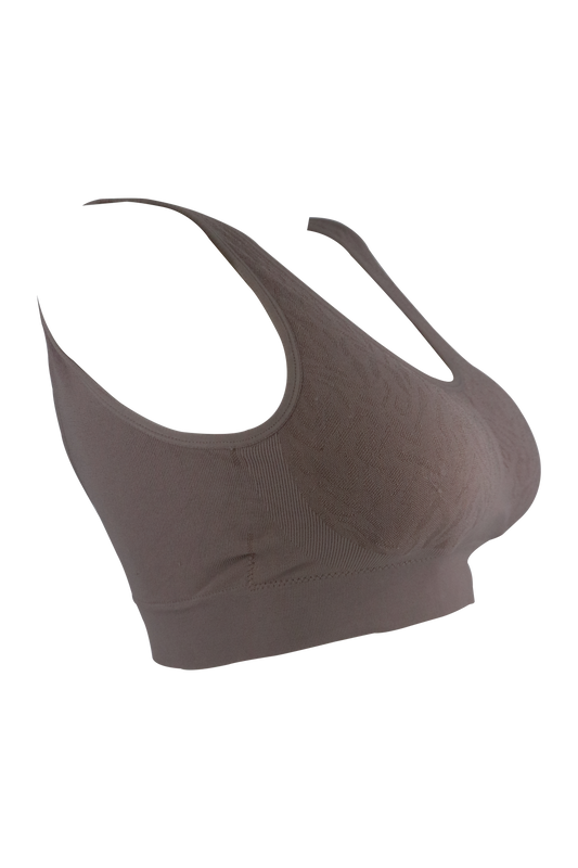 Seamless Padded Slip-On Sports Bra