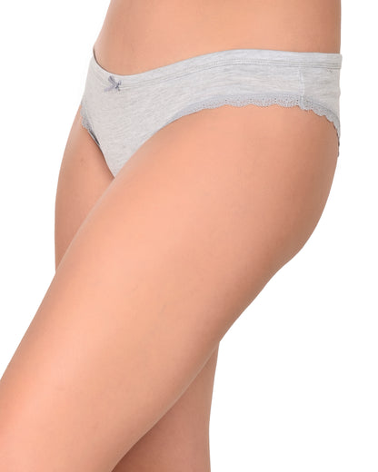 Pack of 2 Women’s Premium Cotton Bikini Panties Offering Soft All-Day Comfort