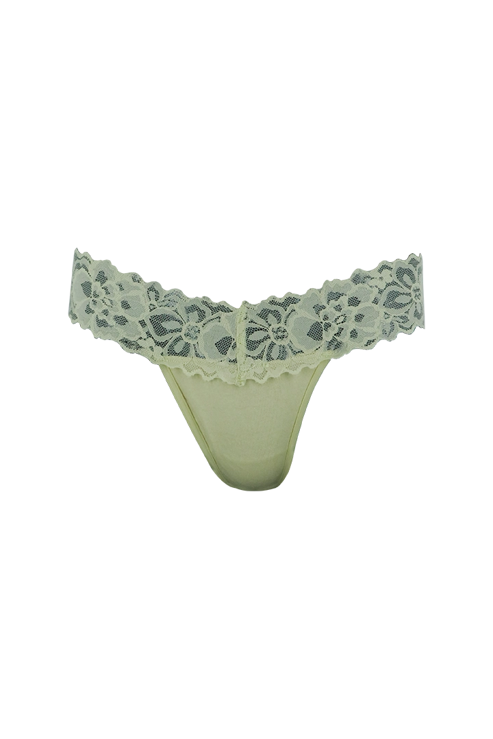 Women Breathable Lace G-String Panty