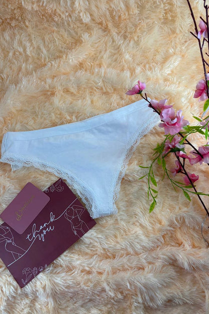 Ladies Side Lace Thong Panty