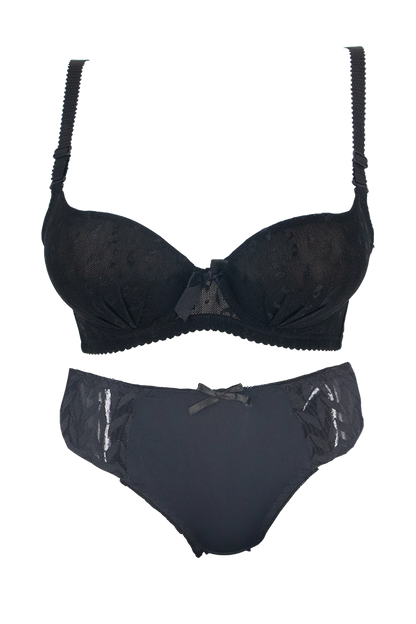 Women's Net Bra and Panty Set