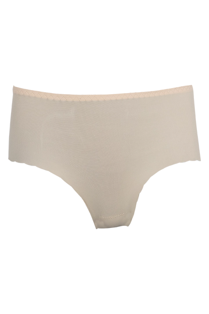 Women Ice Silk High Waist Brief