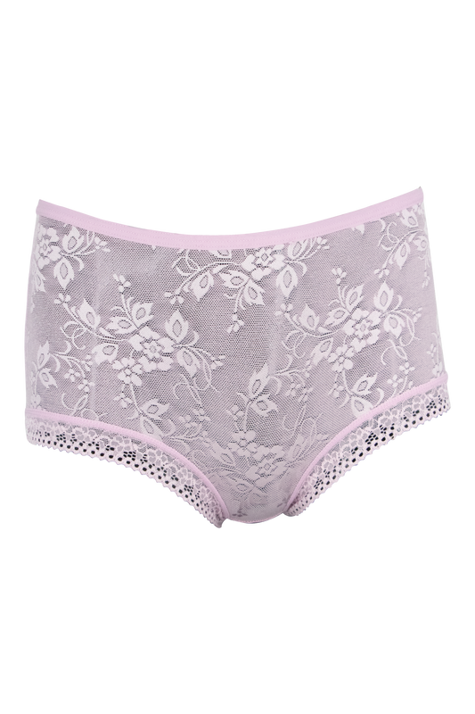 Women Cotton Lace Low Rise Panty