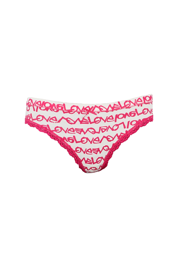 Women Printed Cotton Low Rise Panty