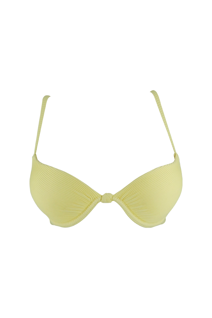 Women Wired Yellow Half Coverage Bra