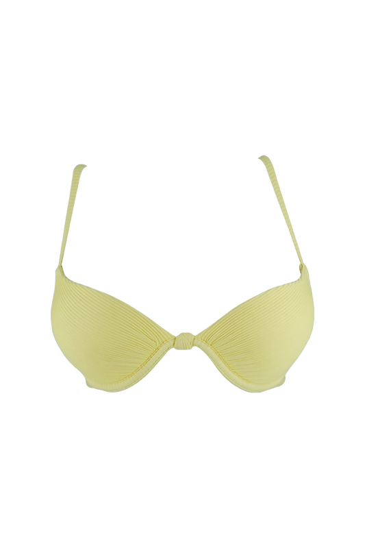 Women Wired Yellow Half Coverage Bra