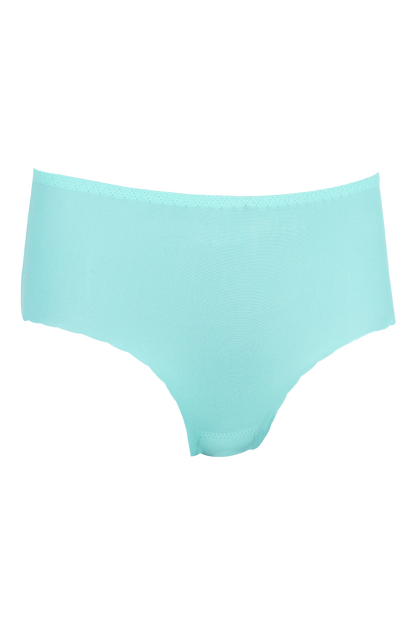 Women Ice Silk High Waist Brief