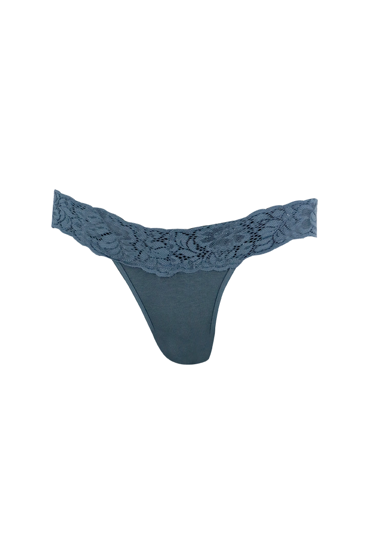 Dark Blue Ladies G-String Underwear