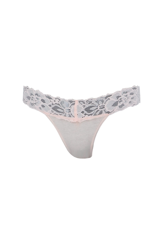 Lace Low Back G-String Panty