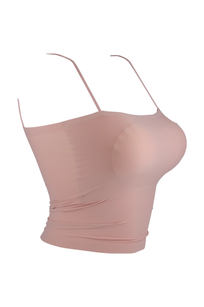 Lightly Padded Short Slip Camisole Top