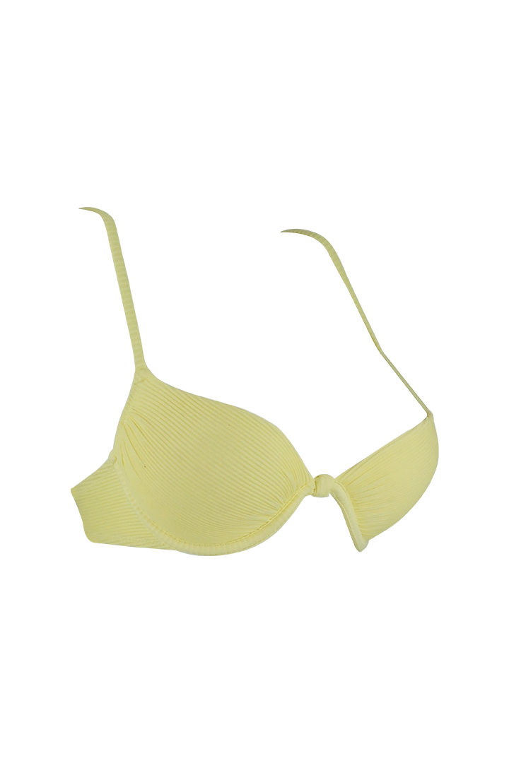 Women Wired Yellow Half Coverage Bra