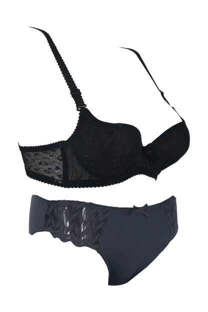 Women's Net Bra and Panty Set