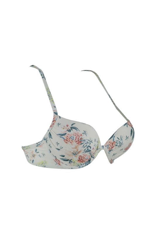 Ladies Floral Printed Lightly Padded Bra