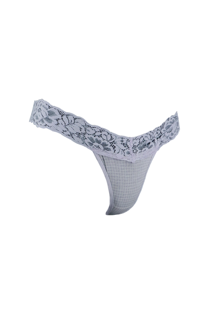 Purple Upper Lace G-String Underwear