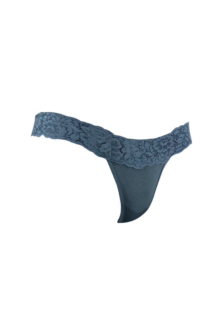 Dark Blue Ladies G-String Underwear