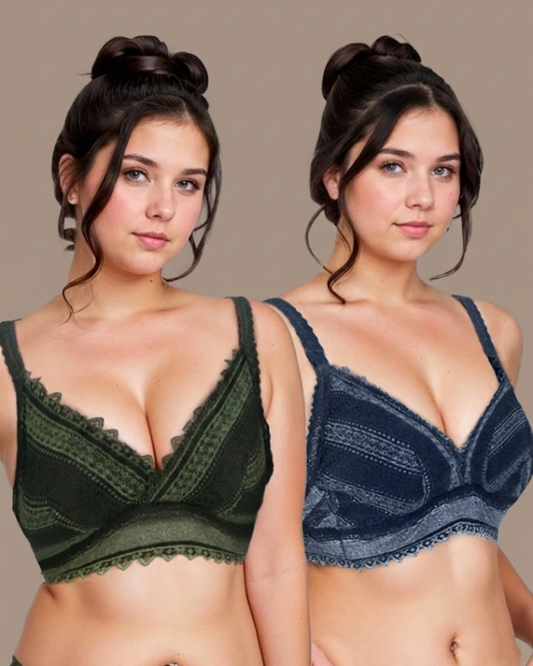 Women Lace Lightly Bra (Pack Of 2)