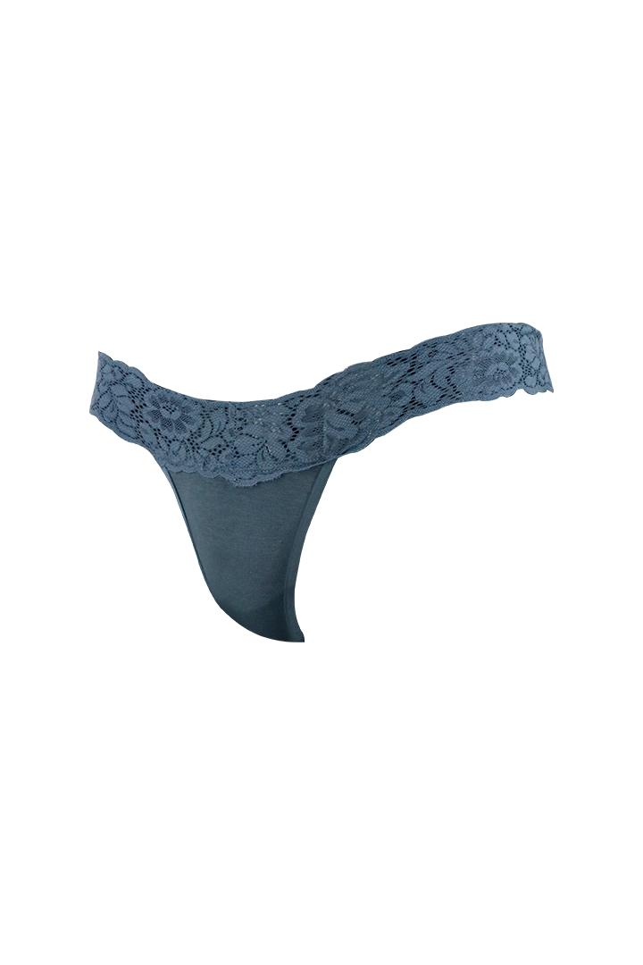 Dark Blue Ladies G-String Underwear