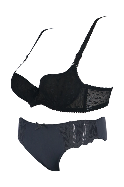 Women's Net Bra and Panty Set