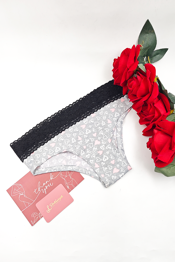 Women Floral Printed Cotton High Rise Panty