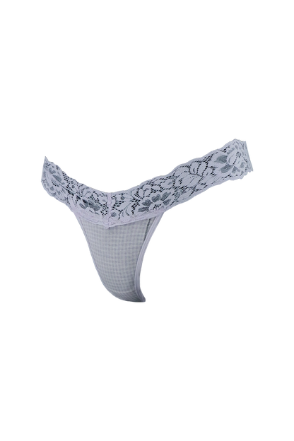 Purple Upper Lace G-String Underwear