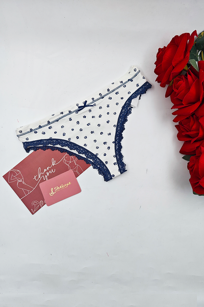 Women Love Print With Side Lace Panty