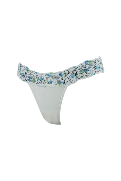 Printed Lace Low Rise G-String Panty