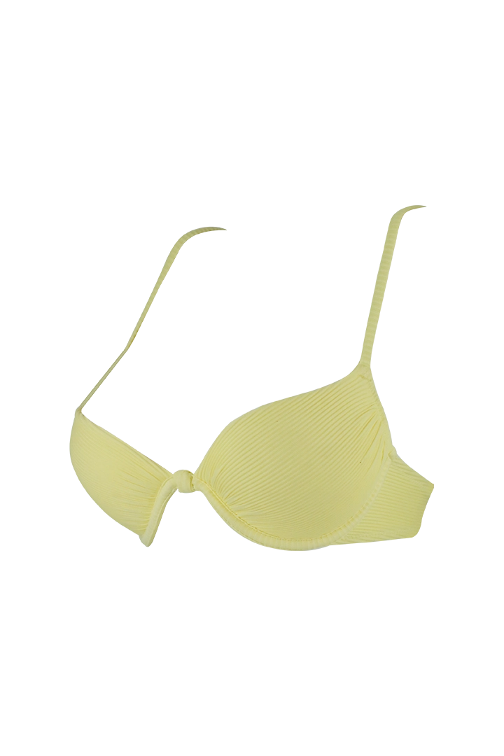 Women Wired Yellow Half Coverage Bra