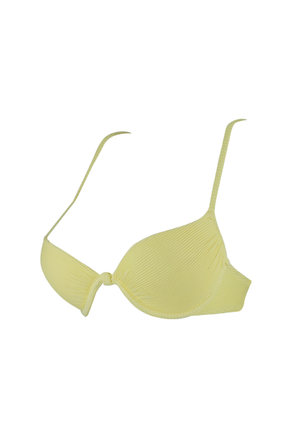 Women Wired Yellow Half Coverage Bra