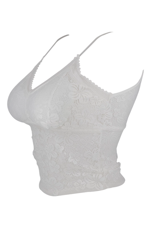 Women Full Coverage Lace Shapewear Cami Top