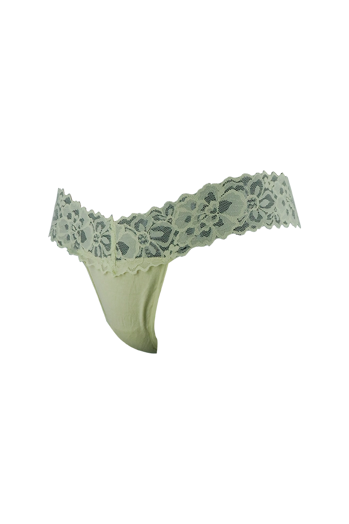 Women Breathable Lace G-String Panty