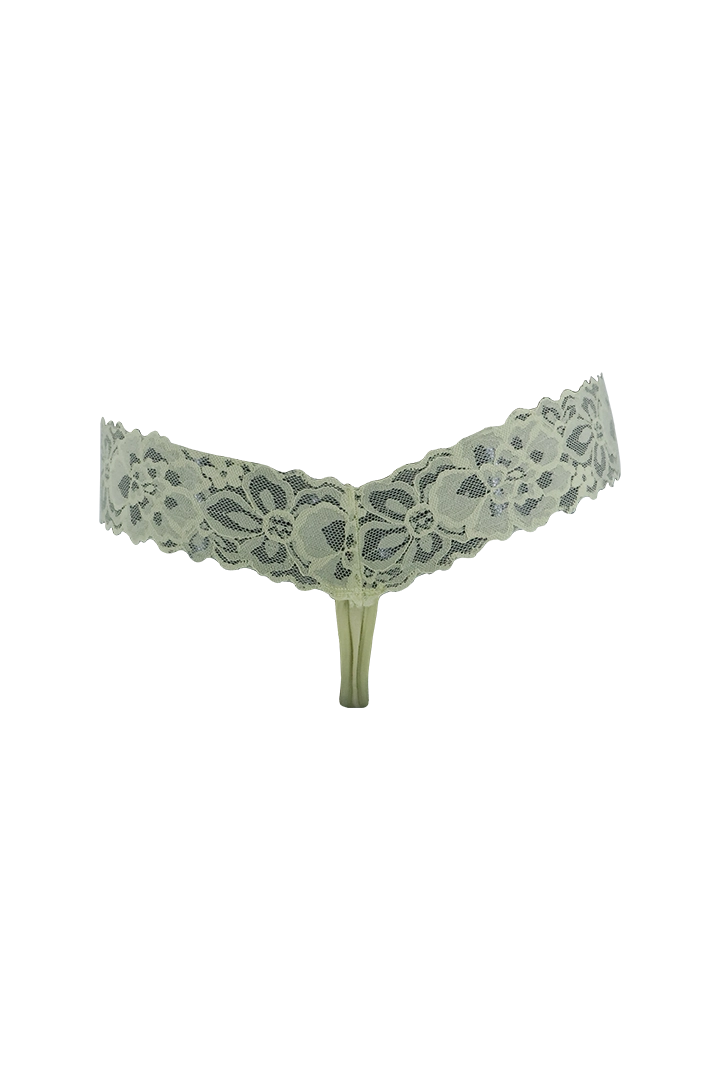 Women Breathable Lace G-String Panty