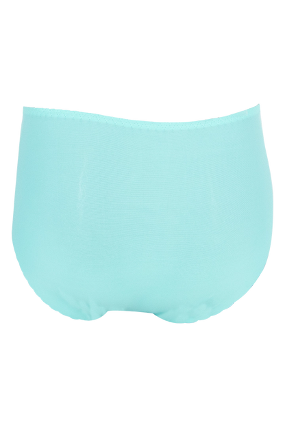 Women Ice Silk High Waist Brief