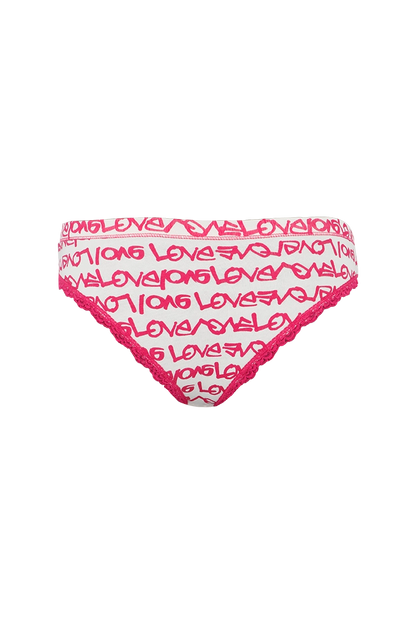 Women Printed Cotton Low Rise Panty