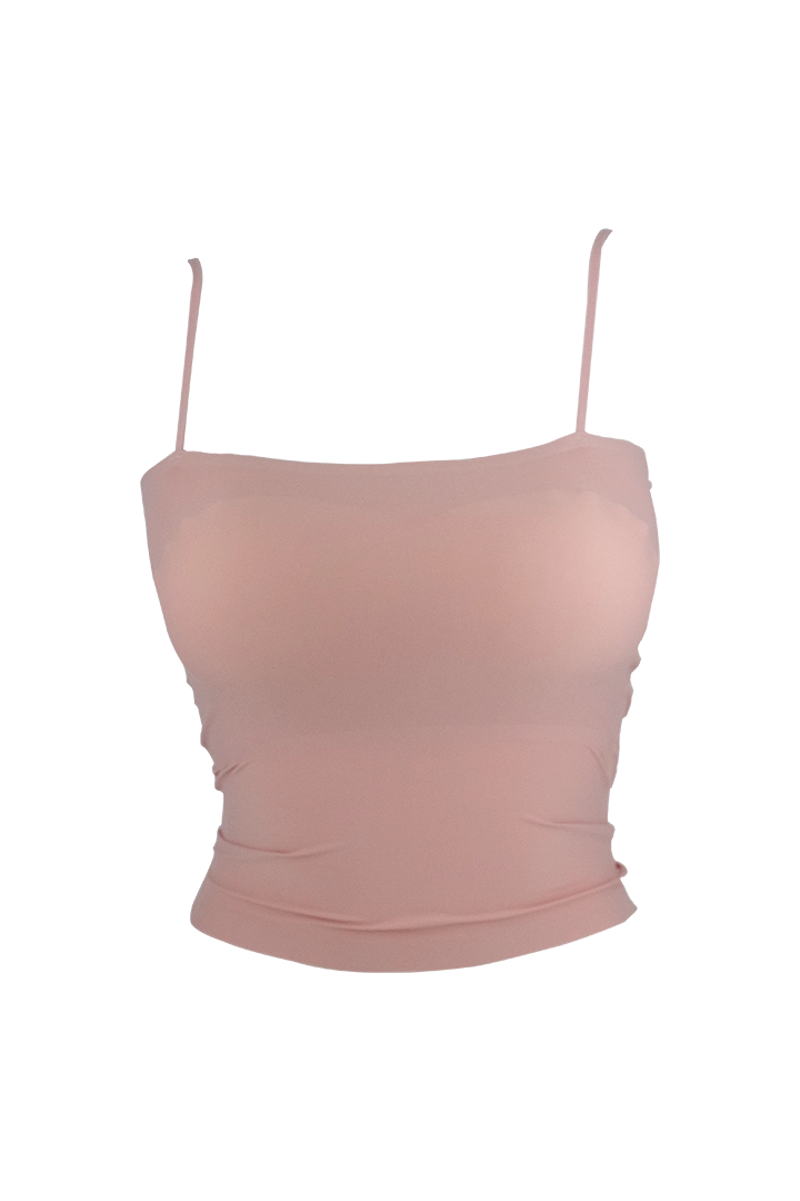 Lightly Padded Short Slip Camisole Top