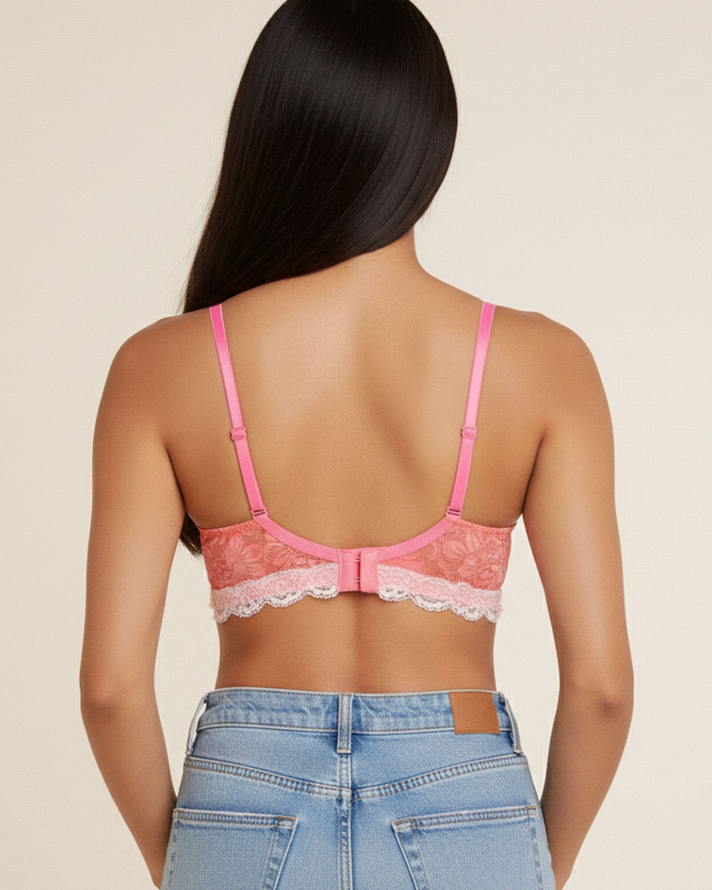 Non Padded Wire Free Lace Bra for Women – Pack of 3