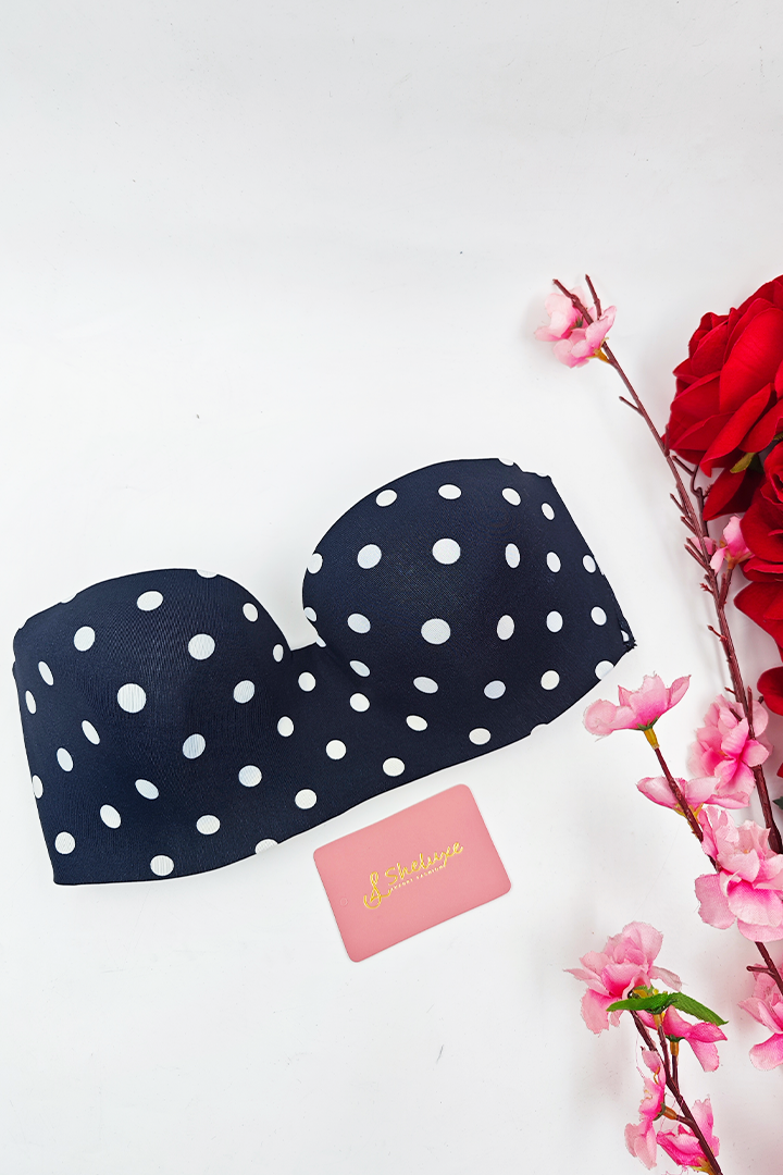 Women Printed Dotted Bra (Pack of 2)