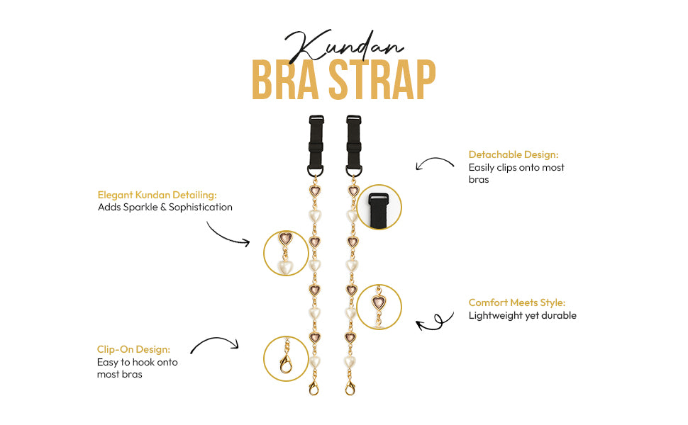 Kundan bra strap