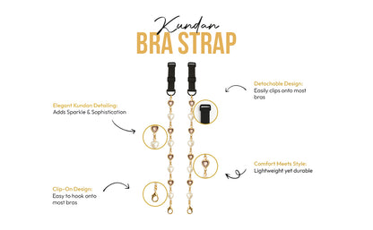 Kundan bra strap
