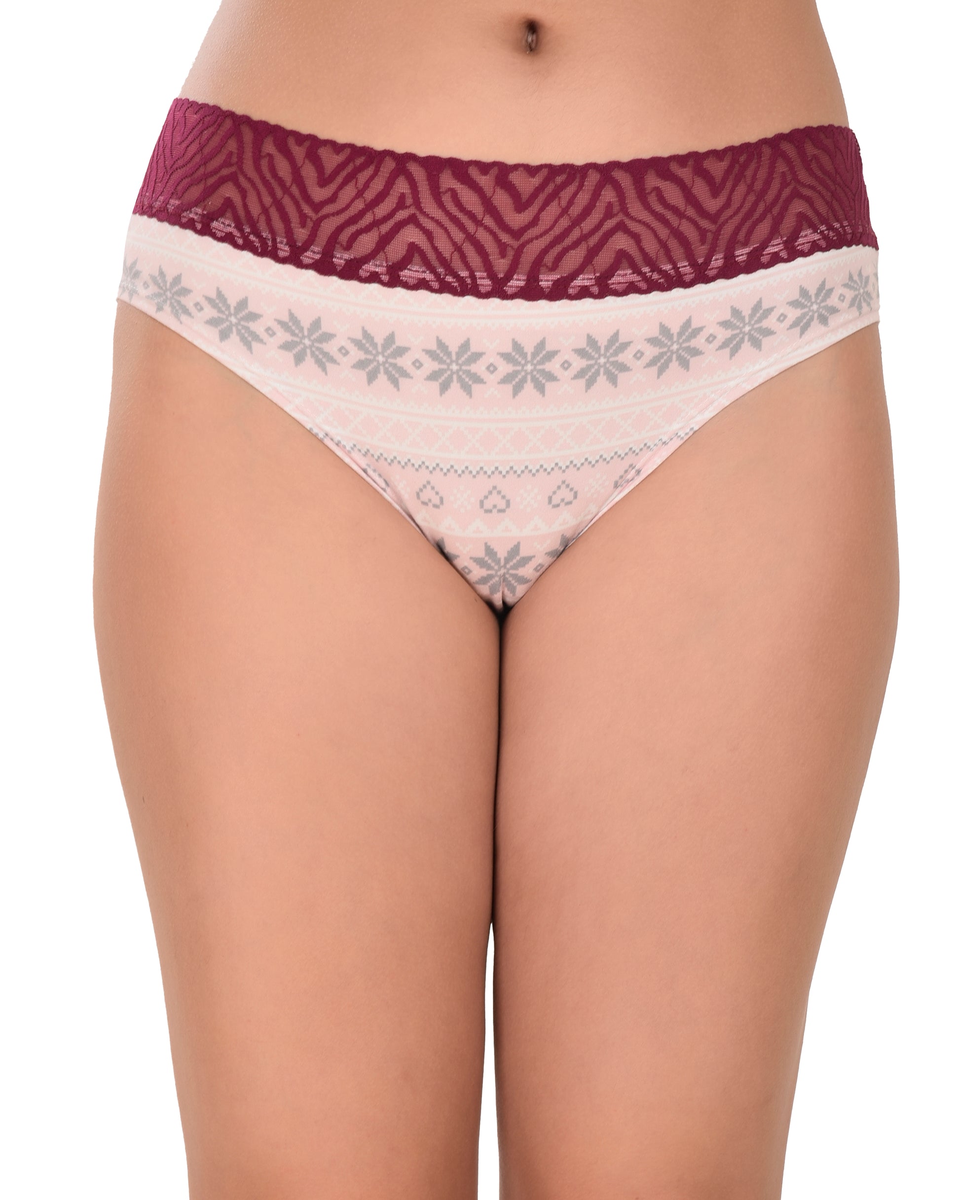 Pack of 7 Women’s High Waist Full Coverage Panties | Super Soft Breathable Polyester