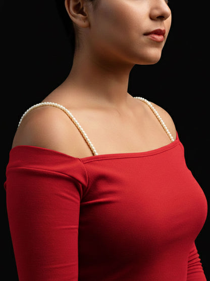 Pack of 3 Premium Beaded Bra Straps for Women | Detachable Straps