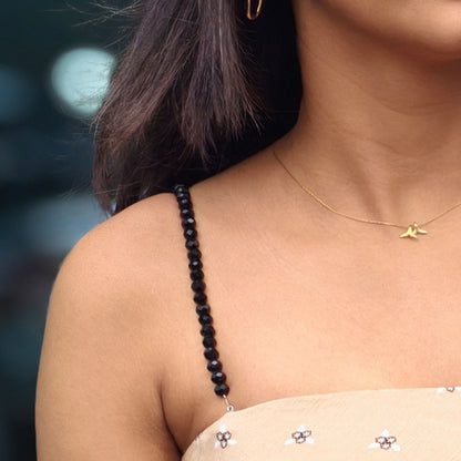 Adjustable Replacement Bra Straps for Women with Stylish Beaded Crystal Design