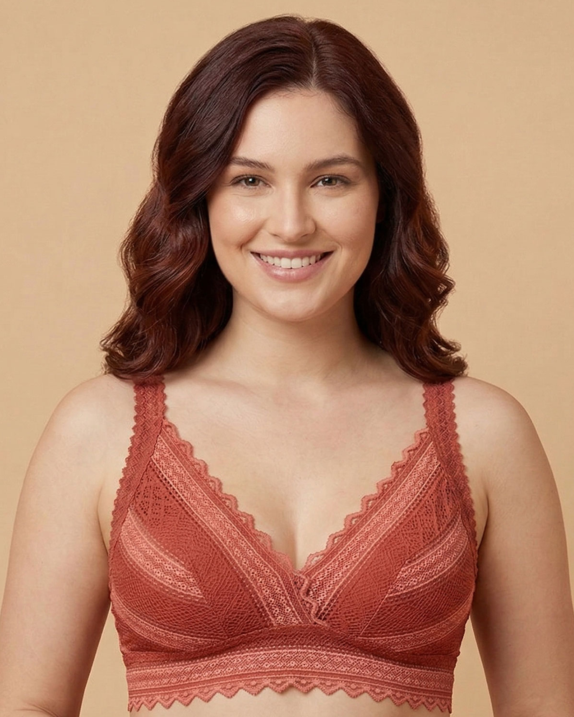 Women's Padded Lace Bra (Pack Of 2)