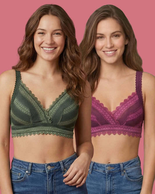 Women's Slim Fit Comfort Padded Bra (Pack Of 2)