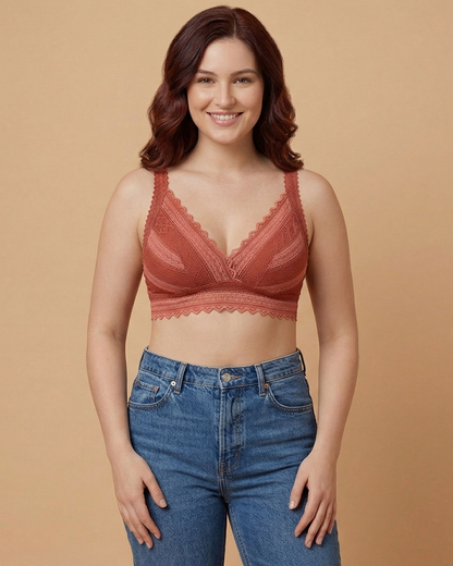 Women Lace Padded Bra (Pack Of 2)