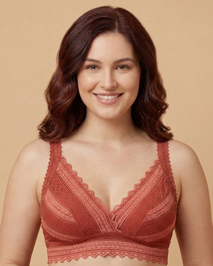 Women Lace Soft Padded Bra (Pack Of 2)